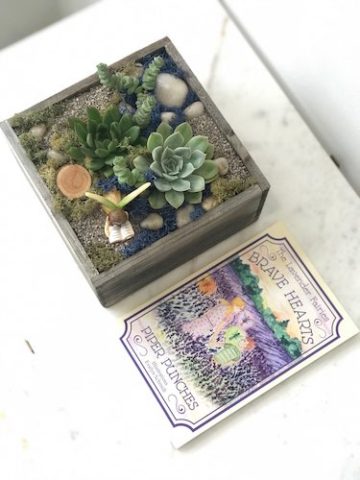 Fairy garden and Brave Hearts book