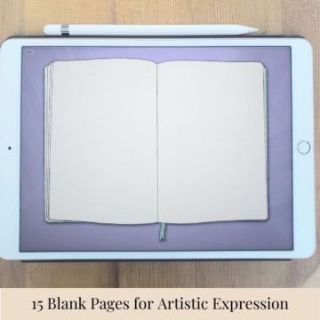 15 Pages for Artistic Expression