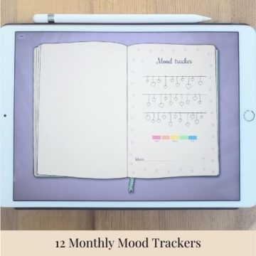 Monthly Mood Tracker Template