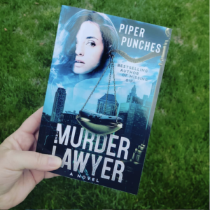 Image of New Book Cover for The Murder Lawyer by Piper Punches 